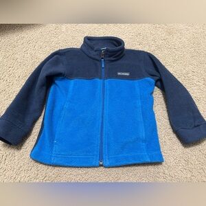 Columbia Boys 3T Blue and Navy Fleece Jacket